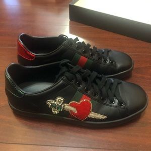 Gucci Black New Ace Sneaker